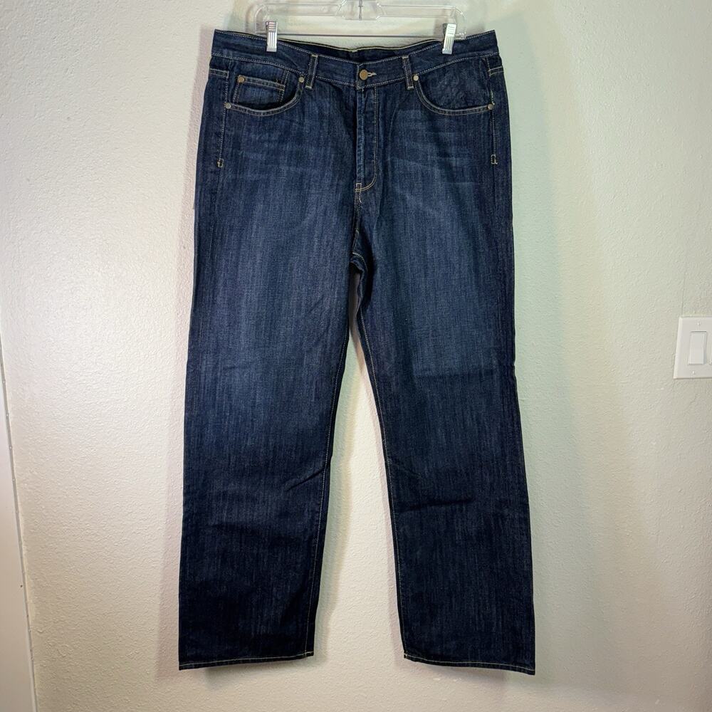 Calvin Klein Jeans Premium CK39 NWT Dark Blue 36x32 Y2K Baggy Men’s Denim USA
